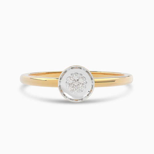 LDR2319 - Circle Diamond Ring in 18K Gold - AJR27370-1.jpg