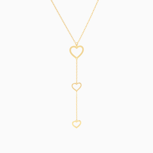 MLN500 - Heart Necklace in 18K Gold - 21046140688-2.jpg