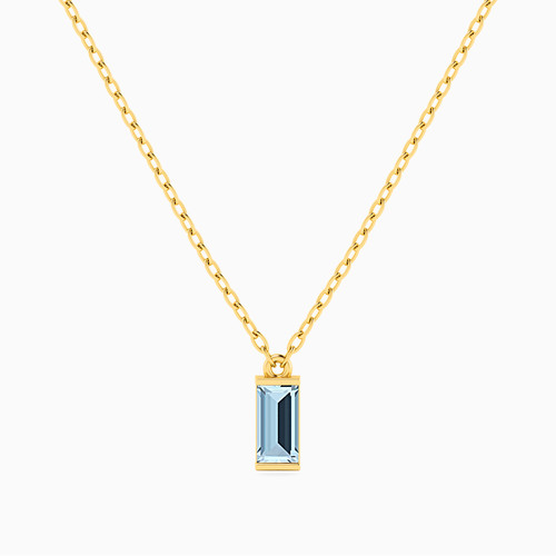 MLN311 - Baguette Colored Stones Necklace in 18K Gold - 21046030096-1.jpg