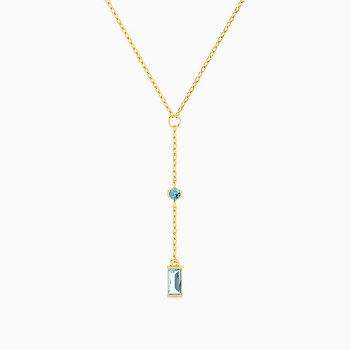 MLN310 - Baguette Colored Stones Necklace in 18K Gold - 21046030079-1.jpg