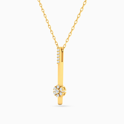 MLN554 - Circle Diamonds Necklace In 18K Gold - PM40-678-2.jpg
