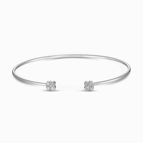 LDB33 - Circle Diamond Cuff Bracelet in 18K Gold - BL62080-1.jpg