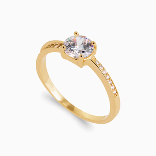 WR48 - Circle Cubic Zirconia Gold Plated Ring - 224921054-1.jpg