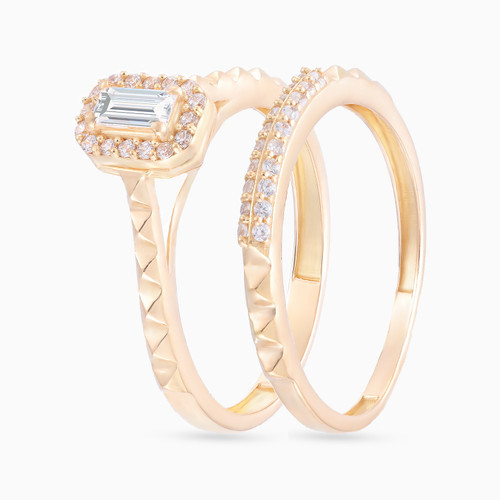 LGR1305 - Cubic Zirconia Twin Rings in 21K Gold - 62039890034-1.jpg