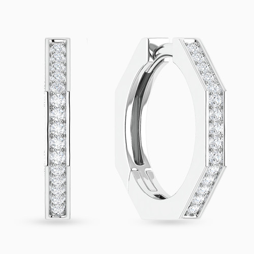 LDE805 - Diamond Hoop Earrings In 18K Gold - HP401943W18DI1-1.jpg
