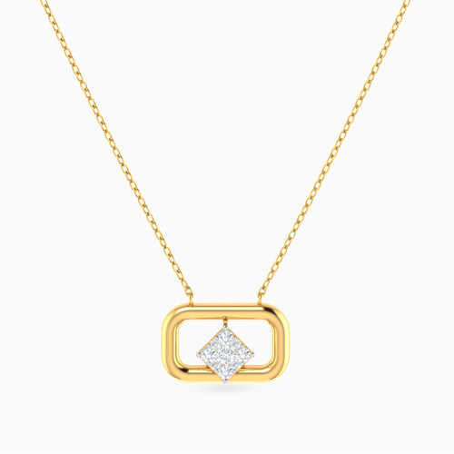 MLN1622 - Rectangle Diamond Necklace In 18K Gold - 21046790009-1.jpg