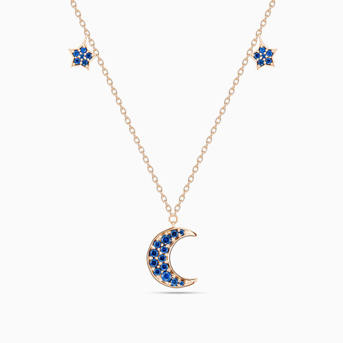 MLN907 - Celestial Colored Stones Necklace in 18K Gold - KN701118SB-1 .jpg