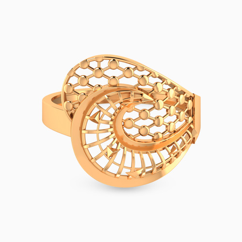 LGR1383 - Honeycomb & Straps Ring In 21K Gold - 22002112304-1.jpg
