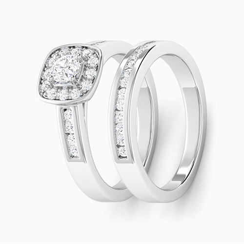 LDR3485 - Cushion Diamond Channel Set Twin Rings In 18K Gold - RN034794W18DI1-1.JPG