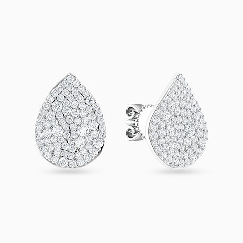 LDE869 - Teardrop Diamond Stud Earrings In 18K Gold - ER422166W18DI1-1.JPG