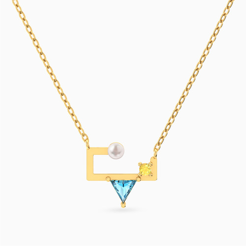 LIN1233 - Open Frame Colored Stones & Pearl Necklace in 18K Gold - 111406180097-1.jpg