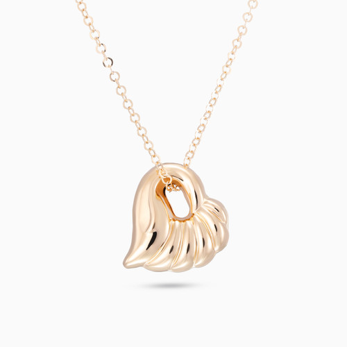 LGN495 - Freeform Heart Necklace in 21K Gold - 12005110081-1 .jpg