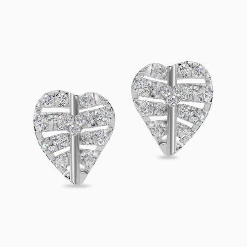 LDE924 - Leaf Diamond Stud Earrings in 18K Gold - TER9006230-1.jpg