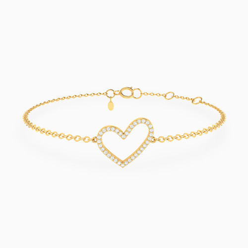 MLB842 - Open Heart Diamonds Chain Necklace in 18K Gold - 21047790006-1.jpg