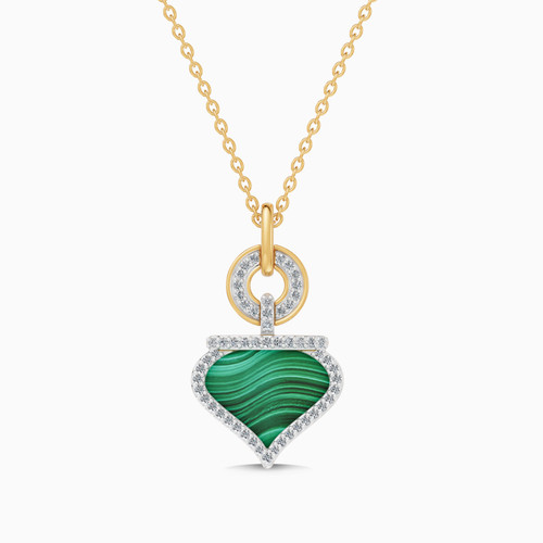 LDN2601 - Ramadan Round & Ogee Arch Malachite Diamond Necklace in 18K Gold - SAP06470-1.jpg