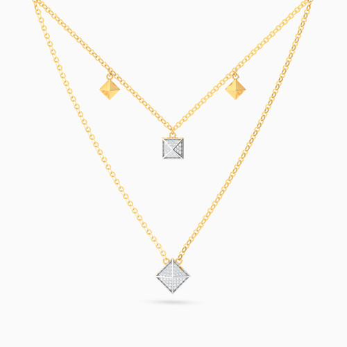 LDN2591 - Pyramid Charms Diamond Layered Necklace 18K Gold - ENE00046-1.jpg
