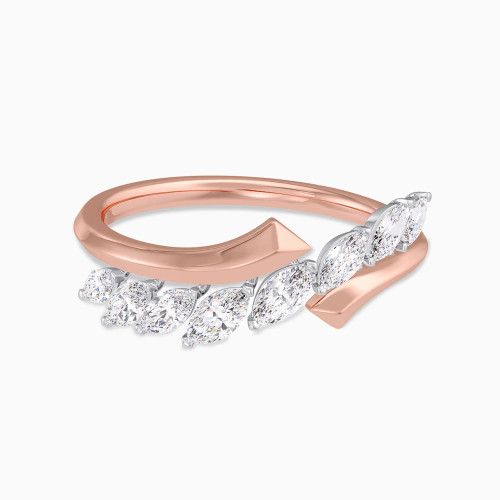 LDR4054 - Marquise Curve Diamond Bypass Ring in 18K Gold - KR109791-1.webp