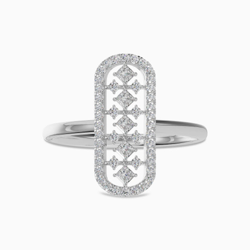 LDR4037 - Elongated Oval Frame Diamond Ring in 18K Gold - RG103067-1.webp