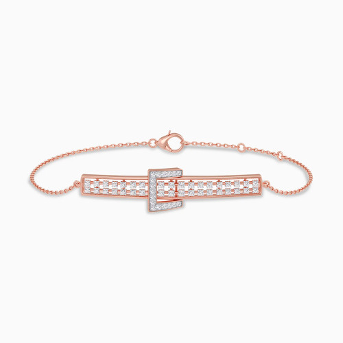 LDB816 - Belt Diamond Chain Bracelet in 18K Gold - KB614787-1.webp
