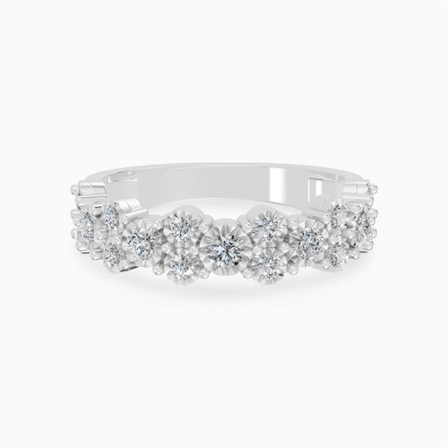 LDR4004 - Scalloped Band Diamond Ring in 18K Gold - AJR36834-1.jpg