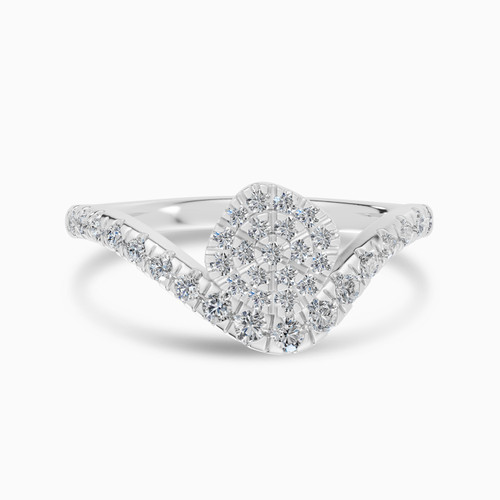 LDR4000 - Curve & Square Cluster Diamond Ring in 18K Gold - AJR37782-1.jpg