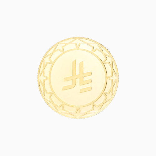 LGO22 - Riyal Symbol Gold Coin in 24K Gold - 27094680012-1.webp