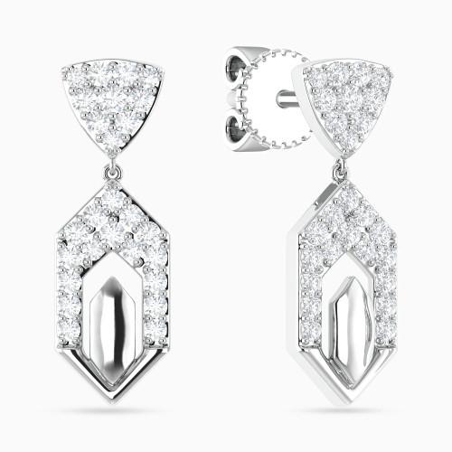 LDE1008 - Triangle & Hexagonal Frame Diamond Drop Earrings in 18K Gold - ER422552W18DI1-1.webp