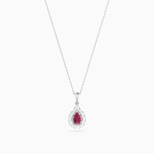 LDN2678 - Teardrop Red Stones Diamond Necklace in 18K Gold - PN419434W18HRU1-1.webp
