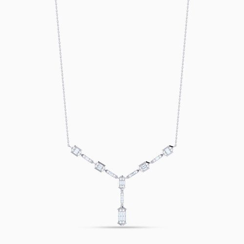 LDN2671 - Geometric Frames Diamond Y Shaped Necklace in 18K Gold - NT407796W18DI1-1.webp