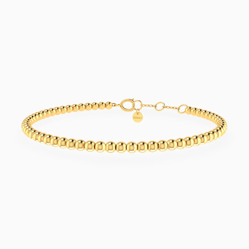 MLB959 - Fully Beaded Chain Bracelet in 18K Gold - 21047020029-1.webp