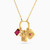 MLN2170 - Traveler Passport & Camera Pink Stone Necklace in 18K Gold - 21046111378-3.jpg