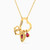 MLN2167 - Romantic Charms Red Stones Necklace in 18K Gold - 21046111375-3.jpg