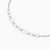 WB403 -  Elongated Paperclip Links Chain Bracelet in Silver - 167101400121200-4.jpg