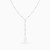 WN596 -  Elongated Paperclip Links Lariat Necklace in Silver - 167051300151450-1.jpg