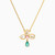 LIN952 - Flower Colored Stones Necklace in 18K Gold - 111413180053-1.jpg