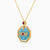 LIN7 - Mom Word Pearl & Colored Stones Necklace in 18K Gold - 111405150220-2.jpg