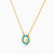 MLN1227 - Hexagon Enamel Coated Necklace in 18K Gold - 21046111092-2.jpg
