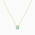 MLN1227 - Hexagon Enamel Coated Necklace in 18K Gold - 21046111092-3.jpg