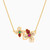 LIN957 - Flower Colored Stones Necklace in 18K Gold - 111413180058-1.jpg