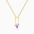 MLN942 - Oval Purple Stone Necklace in 18K Gold - 21046110877-1.jpg