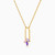 MLN942 - Oval Purple Stone Necklace In 18K Gold - 21046110877-2.jpg