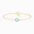 MLB438 - Hexagon Chain Bracelet in 18K Gold - 21047110301-1.jpg