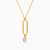 LIN950 - Rectangle Rose Stone Necklace in 18K Gold - 111404110384-2.jpg