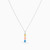 LIN992 - Pear Colored Stones Necklace in 18K Gold - 121404280012-3.jpg