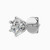 LDE518 - Circle Diamond Stud Earrings in 18K Gold - KE607860-4.jpg