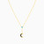 MLN1300 - Crescent Colored Stones & Enamel Coated Pendant Necklace In 18K Gold - 21046030253-3.jpg