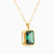 LIN1002 - Rectangle Green Stones Necklace in 18K Gold - 111404120123-2.jpg