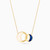 LGN338 - Circle Colored Stones Necklace in 18K Gold - MOO0001CLSBB-3.jpg
