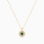 LDN1809 - Flower Diamond & Green Stones Pendant in 18K Gold - PN401392Y18HEM1-4.jpg