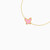MLB199 - Butterfly Rose Stone Chain Bracelet in 18K Gold - 21047110178-3.jpg